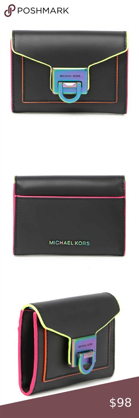 michael kors manhattan iridescent wallet